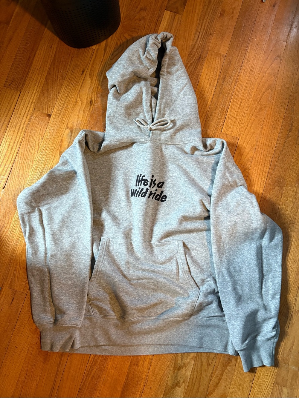 Gray 'Life is a Wild Ride' Verdy Uniqlo Hooded Sweatshirt